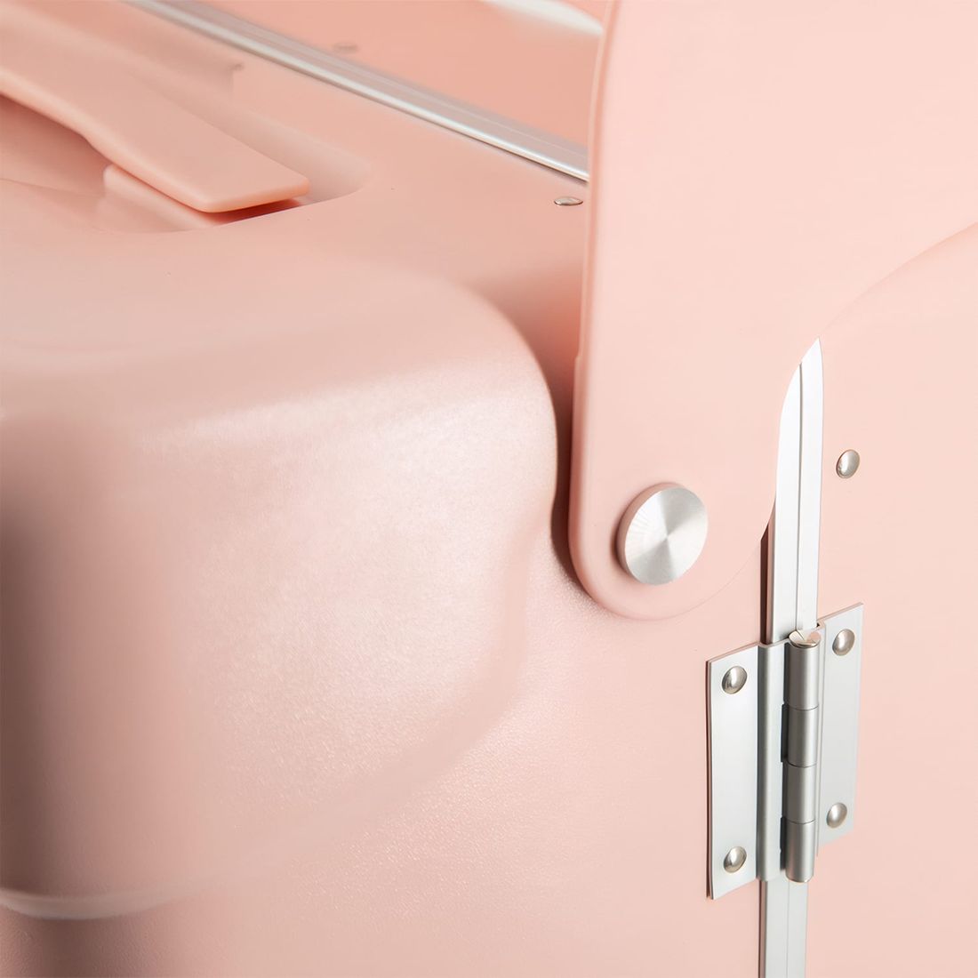 Kit Mala de Assento Grécia Media 23 kg Rosa, Bolsa Confort e Tag Good Travel Rosa