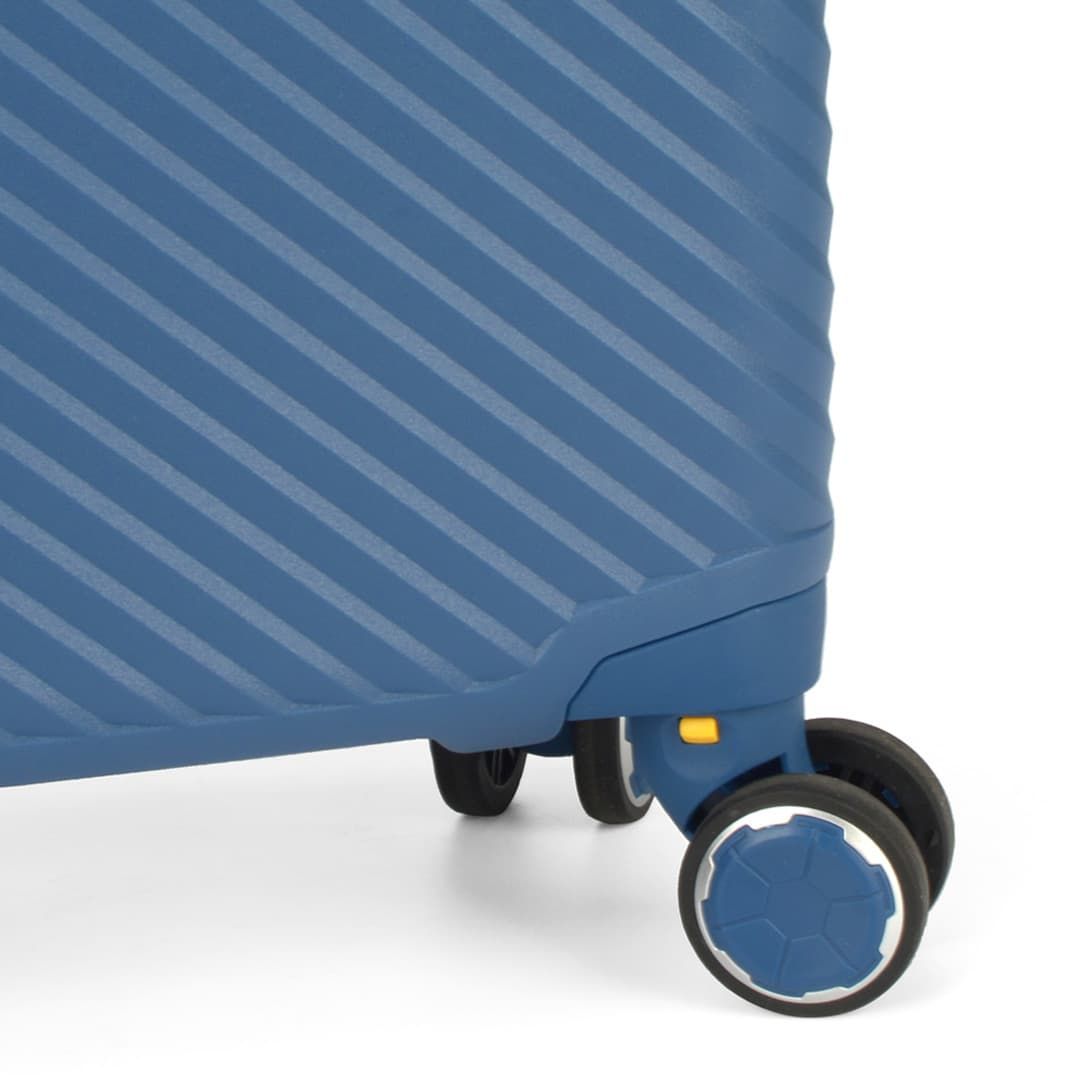 Mala de Viagem Grande 28 Chamonix Azul em polipropileno e com expansor