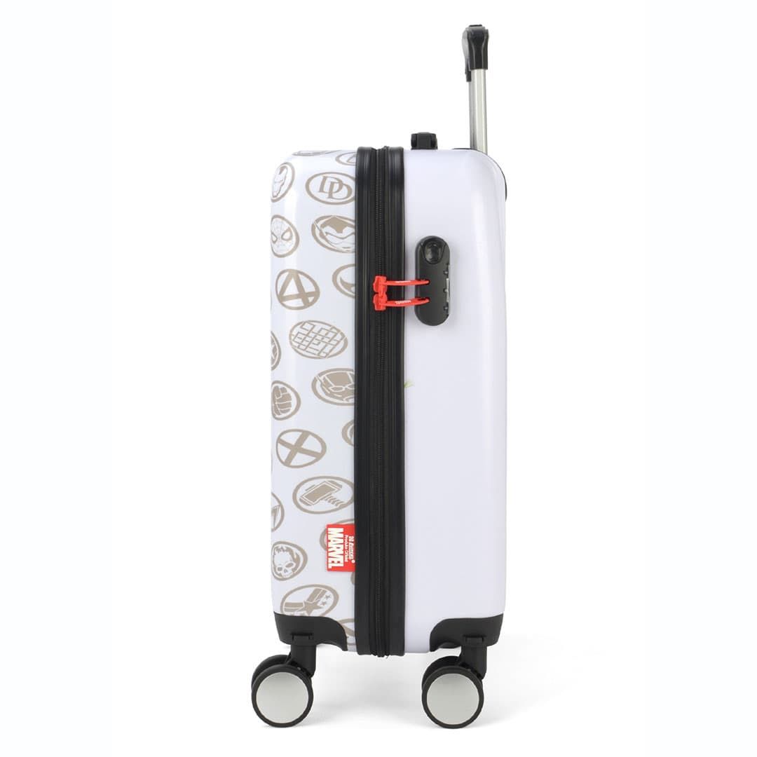 Mala de Viagem Pequena de Bordo 10kg Infantil Marvel Branco Mala de Viagem Pequena de Bordo 10kg Infantil Marvel Branco