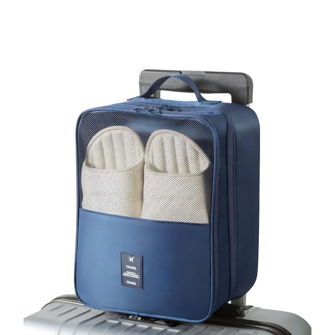 Kit de Mala Pequena de Bordo 10 kg Bélgica Azul, Kit Frascos 10 Pecas, Organizador Sapato, Organizador Laundry Pouch e Home Spray Aroma`loa Kit de Mala Pequena de Bordo 10 kg Bélgica Azul, Kit Frascos 10 Pecas, Organizador Sapato, Organizador Laundry Pouch e Home Spray Aroma`loa