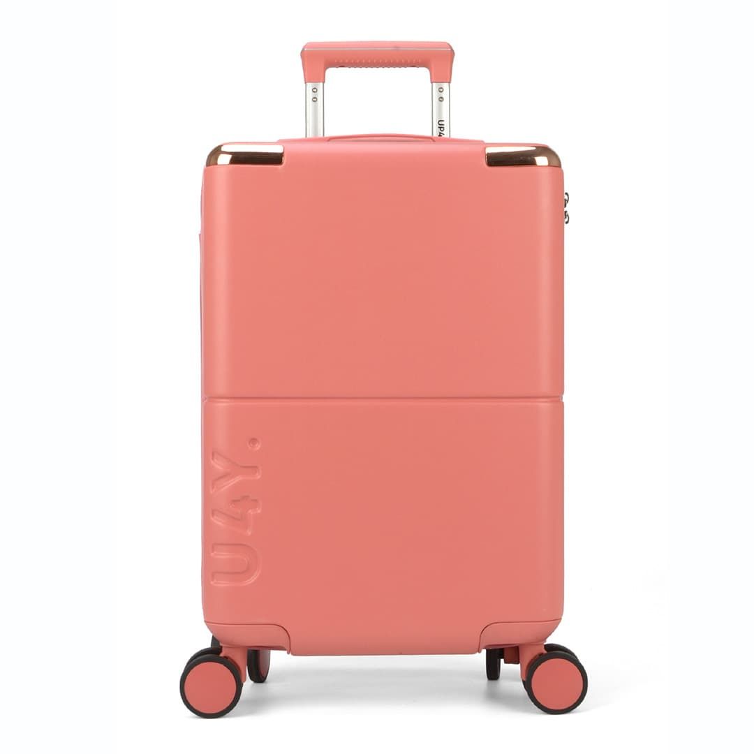 Mala de Viagem Pequena de Bordo 10kg com Expansor Katerini Rosa Mala de Viagem Pequena de Bordo 10kg com Expansor Katerini Rosa