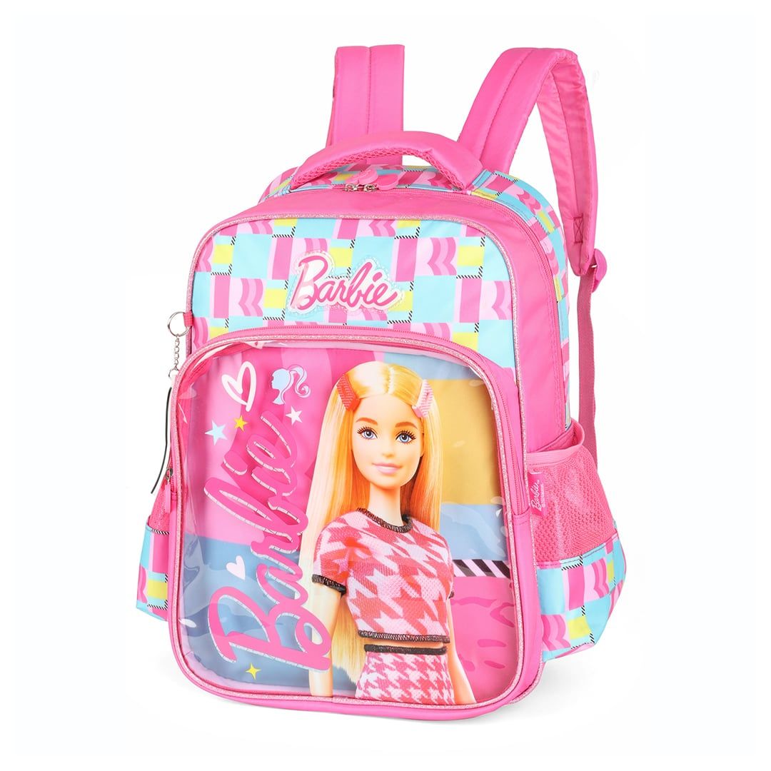 Conjunto de Mala de Bordo 10 kg e Mochila Infantil Barbie Violeta Conjunto de Mala de Bordo 10 kg e Mochila Infantil Barbie Violeta