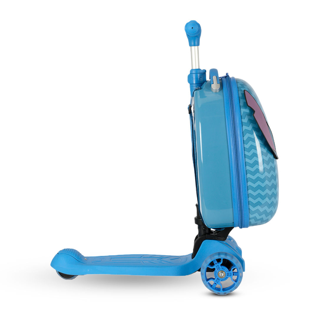Mala de Viagem Infantil com Patinete em Policarbonato Stitch Surprise Mala de Viagem Infantil com Patinete em Policarbonato Stitch Surprise