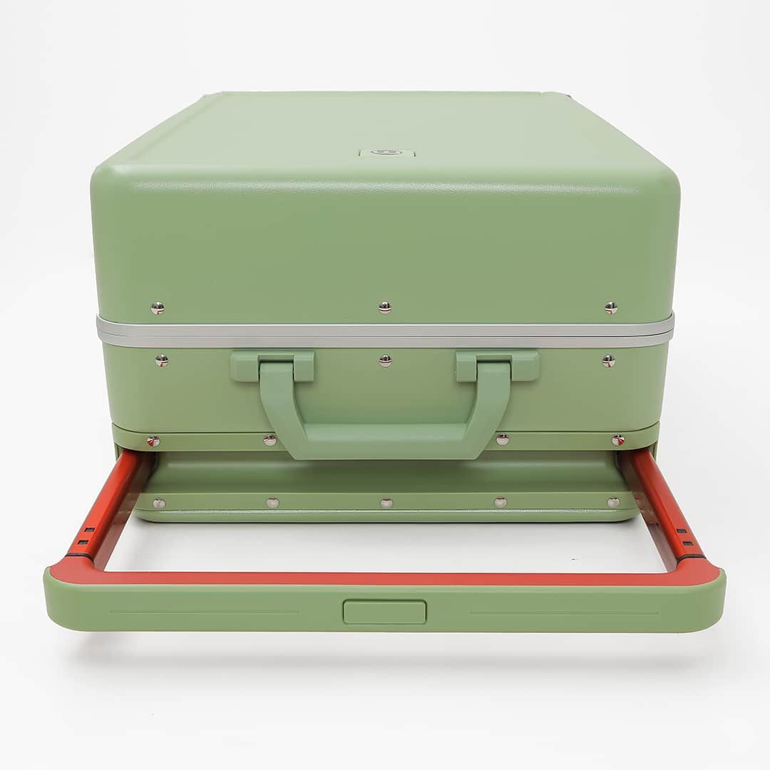 Mala de Viagem Pequena de Bordo 10 kg em Policarbonato Dinamarca Maloa Verde