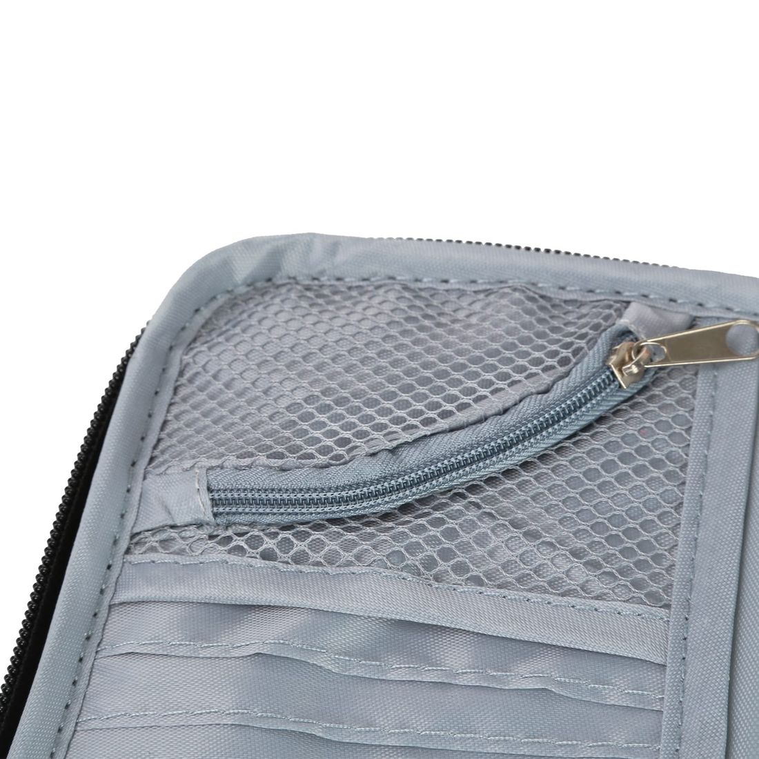 Porta Passaporte e Documentos em Poliéster Preto