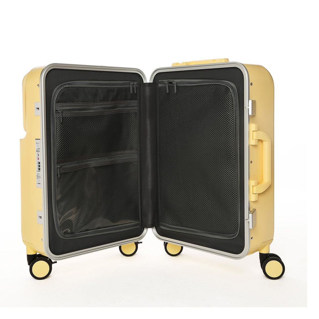 Mala de Viagem Pequena de Bordo 10 kg em Policarbonato Porto Maloa Amarelo Mala de Viagem Pequena de Bordo 10 kg em Policarbonato Porto Maloa Amarelo