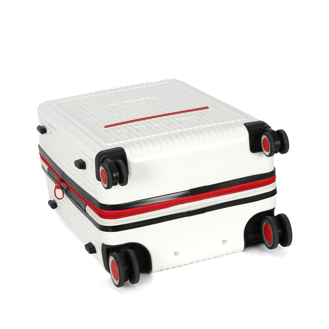 Mala de Viagem Pequena de Bordo 10 kg em ABS com Expansor Strike Branco Mala de Viagem Pequena de Bordo 10 kg em ABS com Expansor Strike Branco