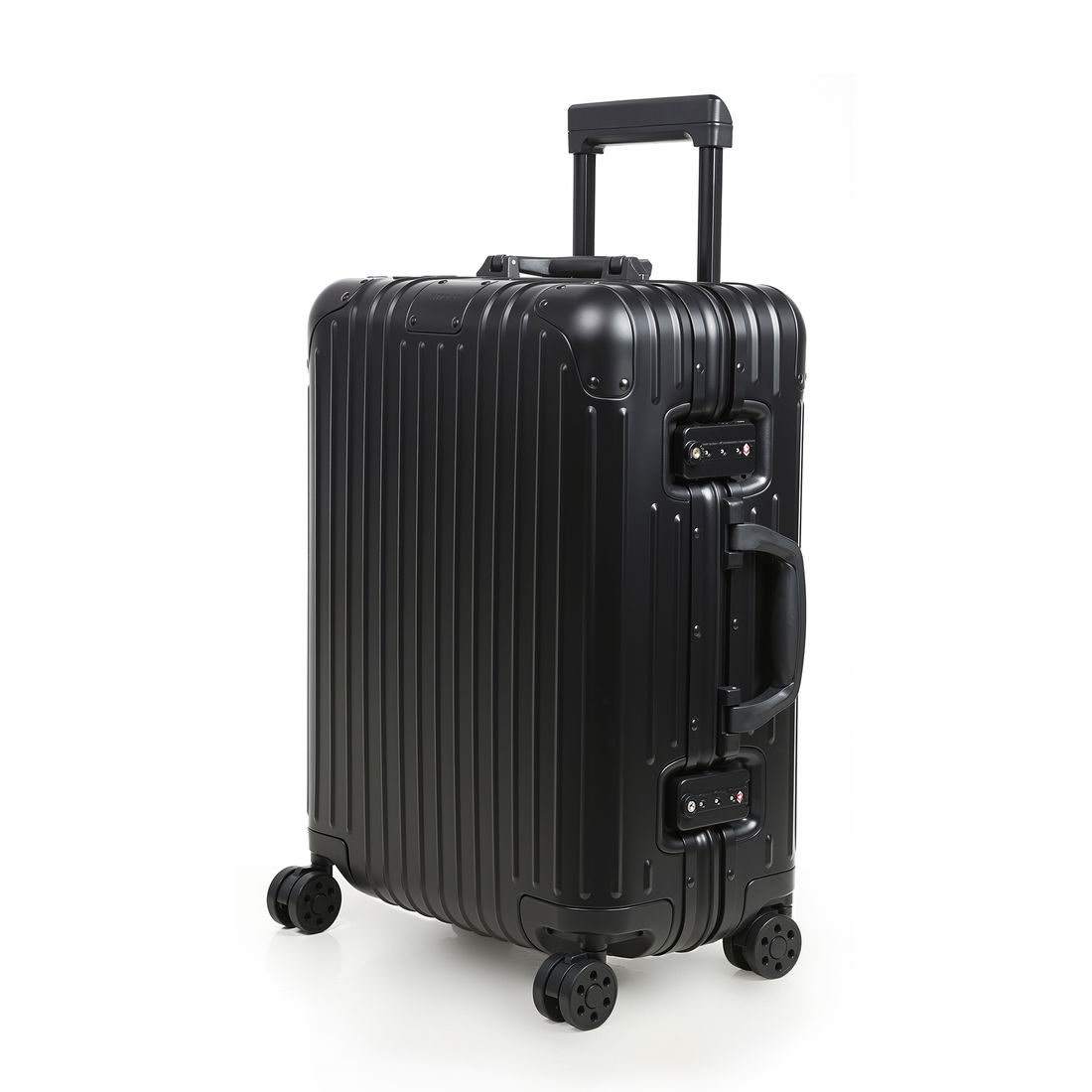 Mala de Viagem Pequena de Bordo 10 kg em Aluminio Dubay Maloa Preto