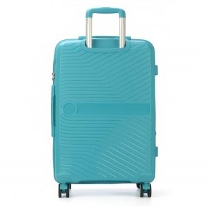 Mala de Viagem Pequena de Bordo 10kg de Bordo em Polipropileno Granada Verde Acqua com Expansor