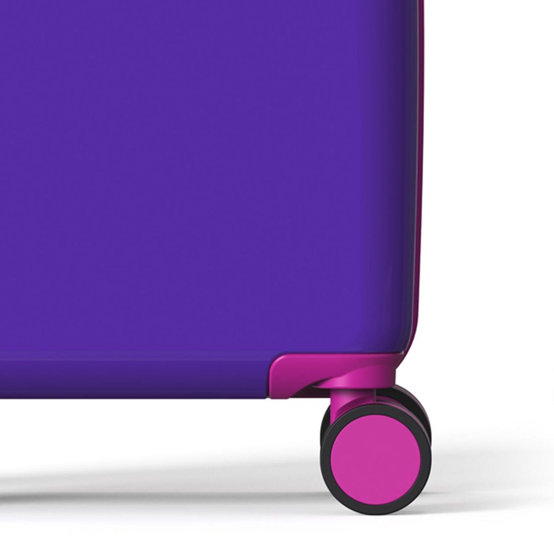 Mala de Viagem Pequena de Bordo Infantil em Policarbonato Barbie Violeta