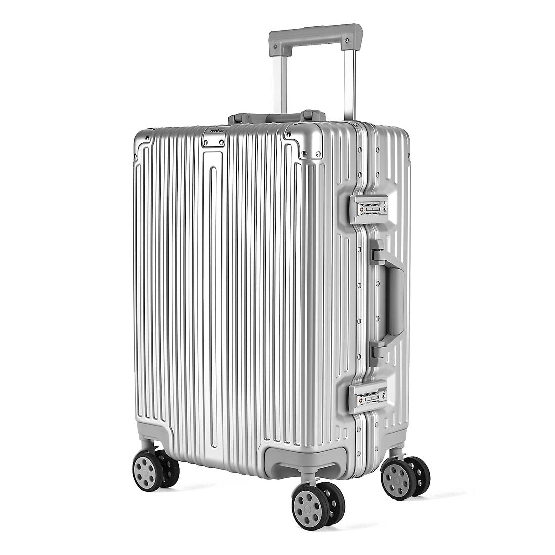 Mala de Viagem Média 23kg Policarbonato ABS Noruega Maloa Prata