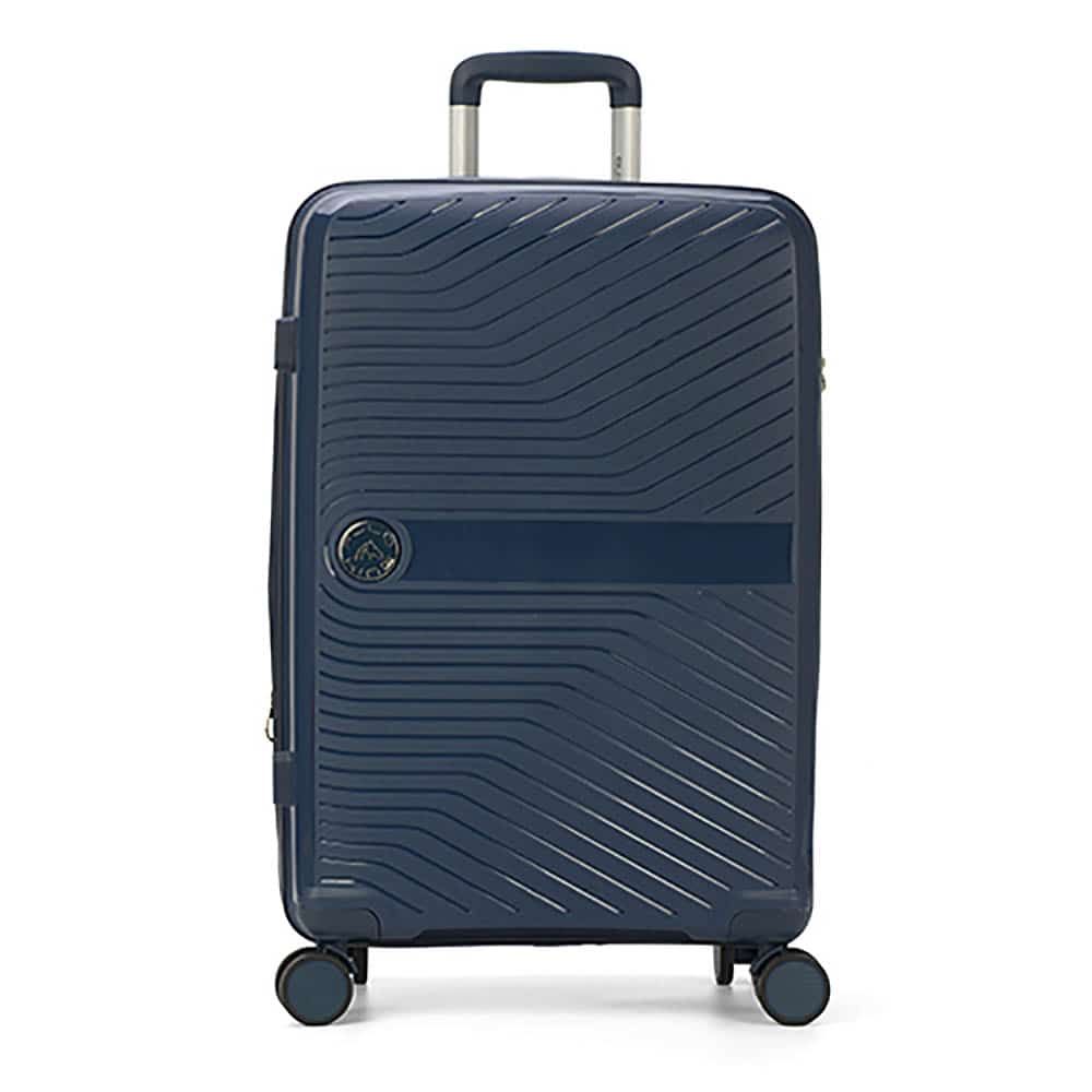 Mala De Viagem Media 23kg em Polipropeleno Granada Marinho com Expansor Mala De Viagem Media 23kg em Polipropeleno Granada Marinho com Expansor