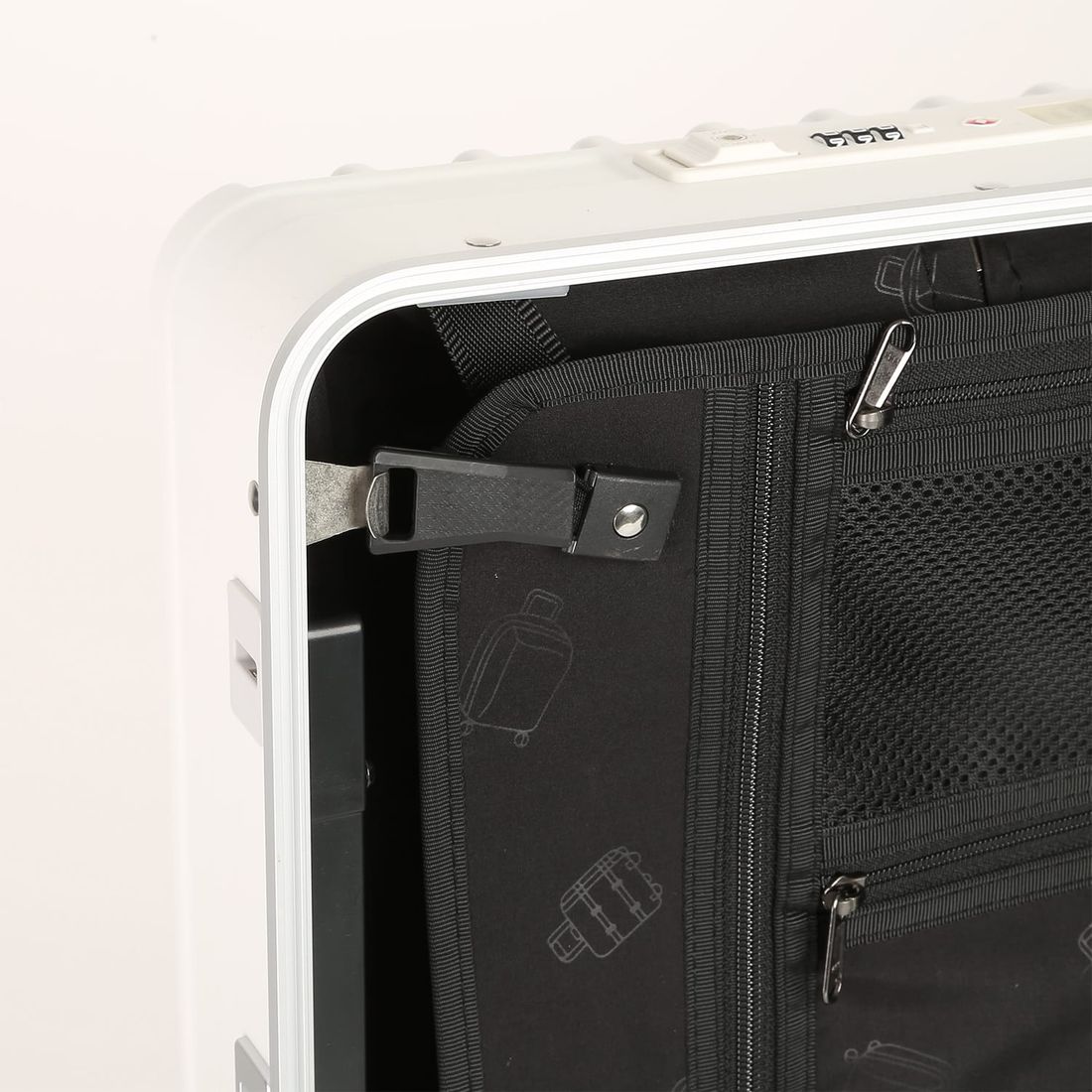 Mala de Viagem Pequena de Bordo 10 kg Policarbonato Islândia Maloa Branco