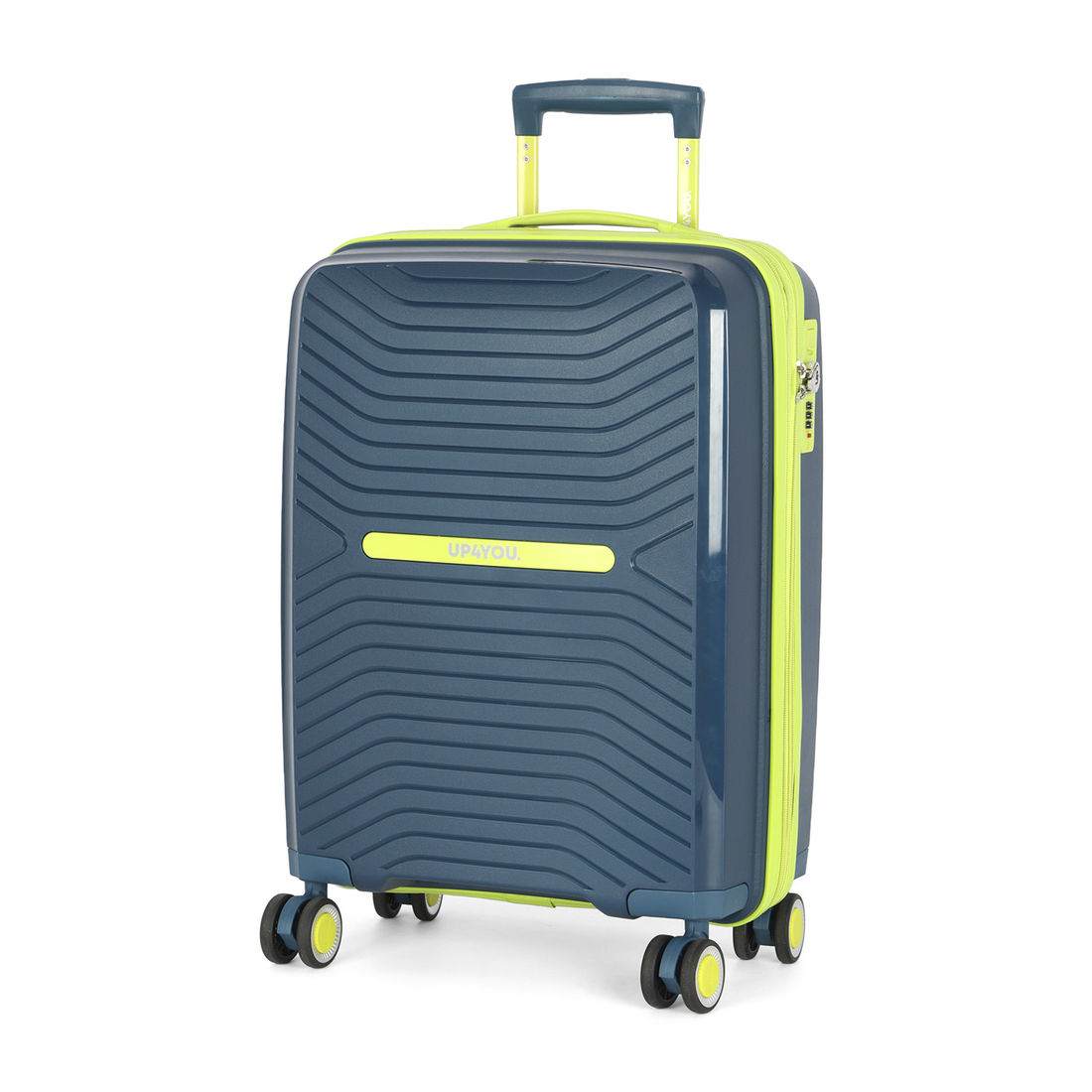 Kit de Malas de Viagem 3 Peças Polipropileno com Expansor Jade Marinho Kit de Malas de Viagem 3 Peças Polipropileno com Expansor Jade Marinho