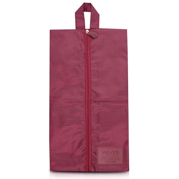 Bolsa Porta Sapato Vinho Bolsa Porta Sapato Vinho
