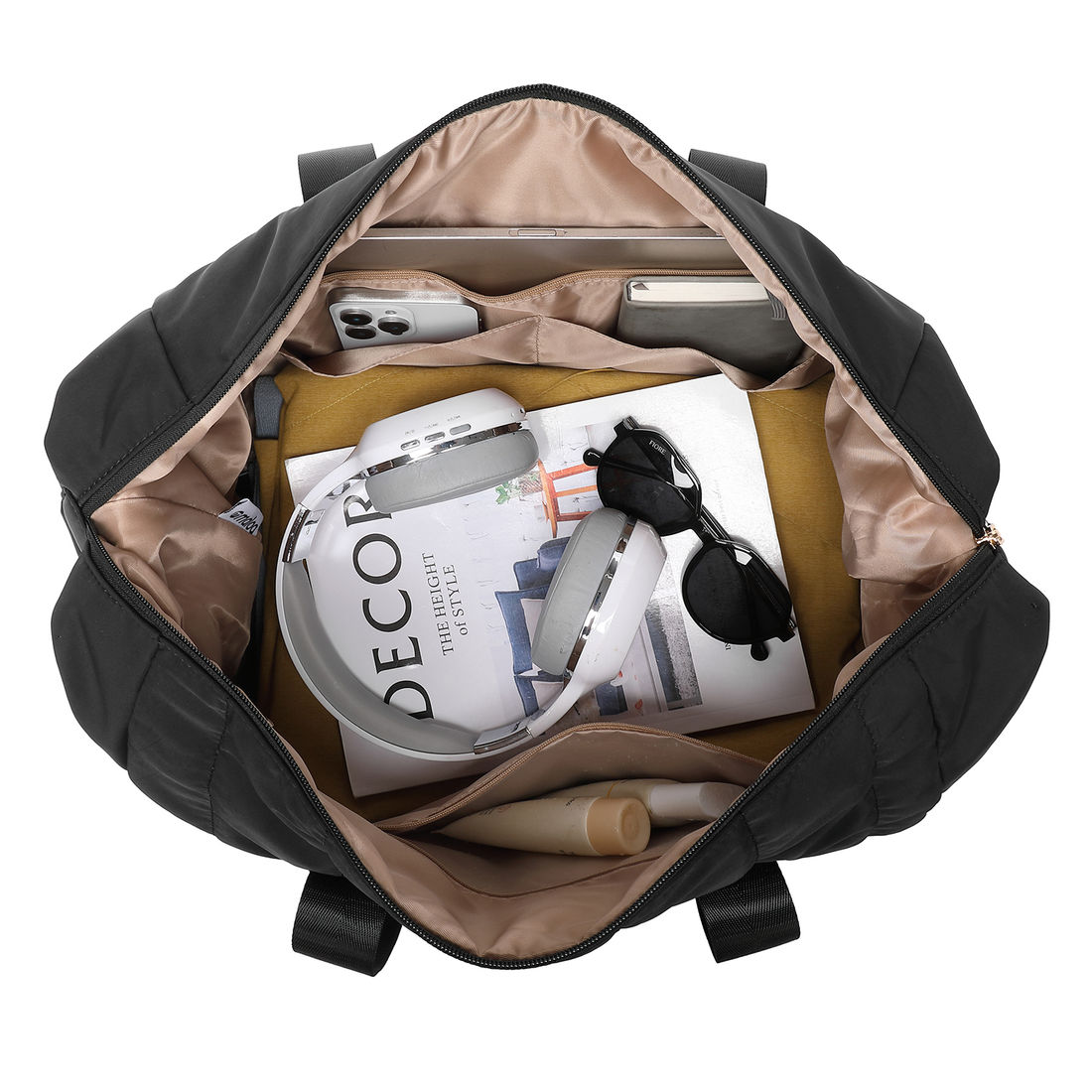 Kit Mala de Bordo 10kg, 23kg e Frasqueira Brasil Maloa Preto PC e ABS com Bolsa Nomad Preto Kit Mala de Bordo 10kg, 23kg e Frasqueira Brasil Maloa Preto PC e ABS com Bolsa Nomad Preto
