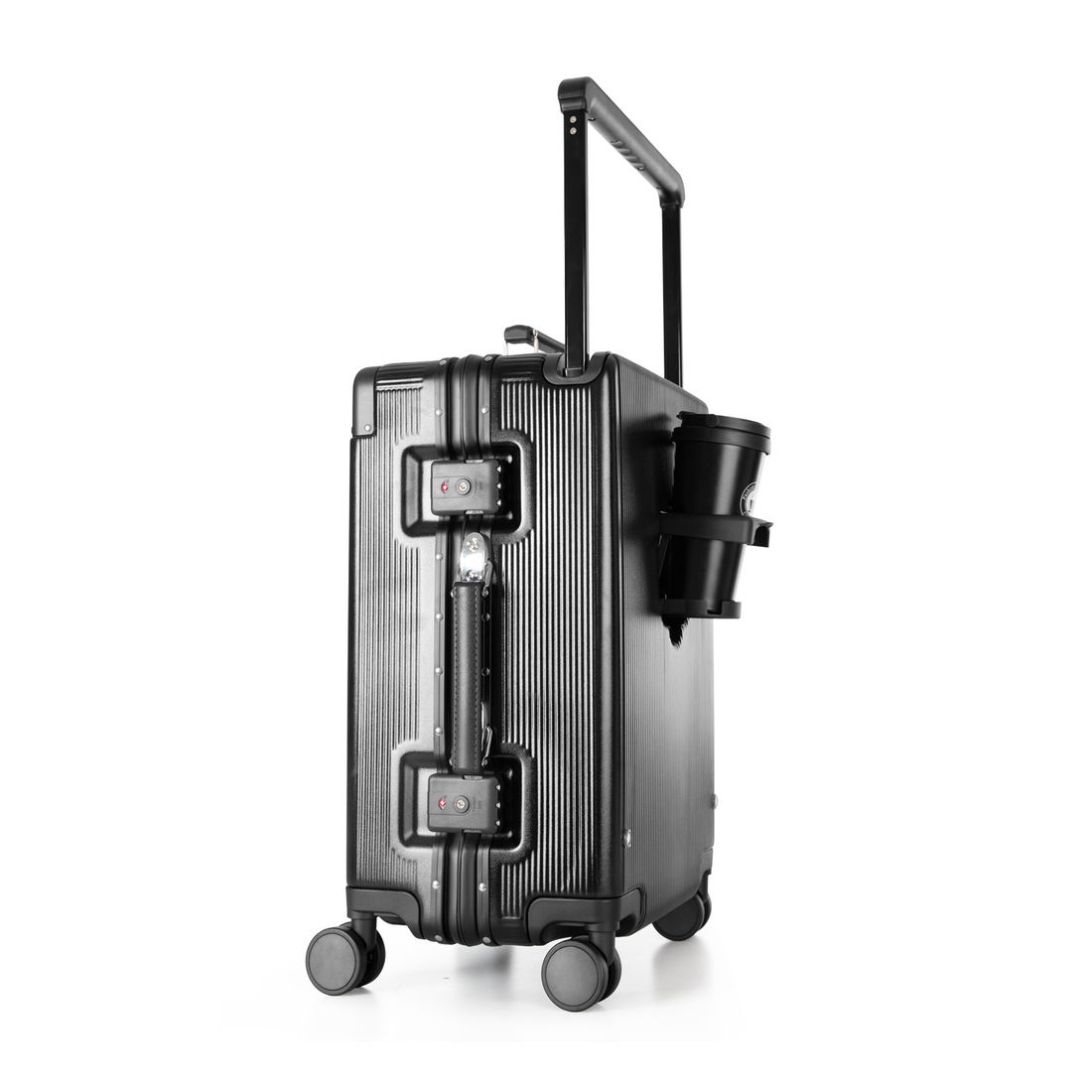 Mala de Viagem Pequena de Bordo 10 kg em Policarbonato Tóquio Maloa Preto