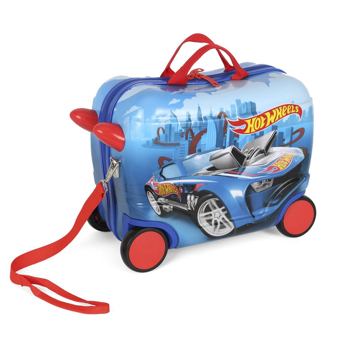 Mala de Viagem Infantil de Bordo em PC Hot Whells Azul Mala de Viagem Infantil de Bordo em PC Hot Whells Azul