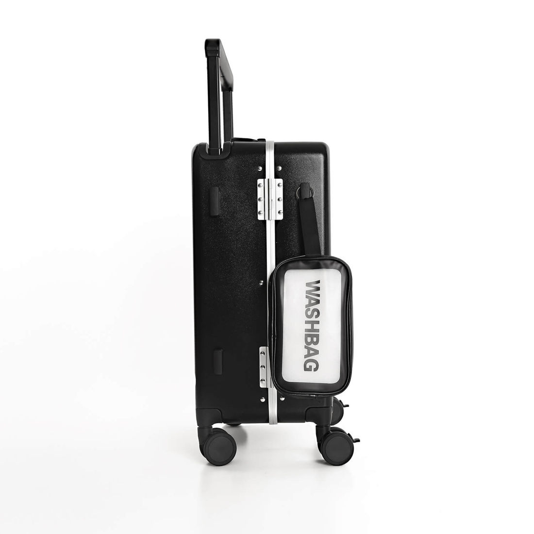 Mala de Viagem Pequena de Bordo 10 kg em Policarbonato Berlim Maloa Preto