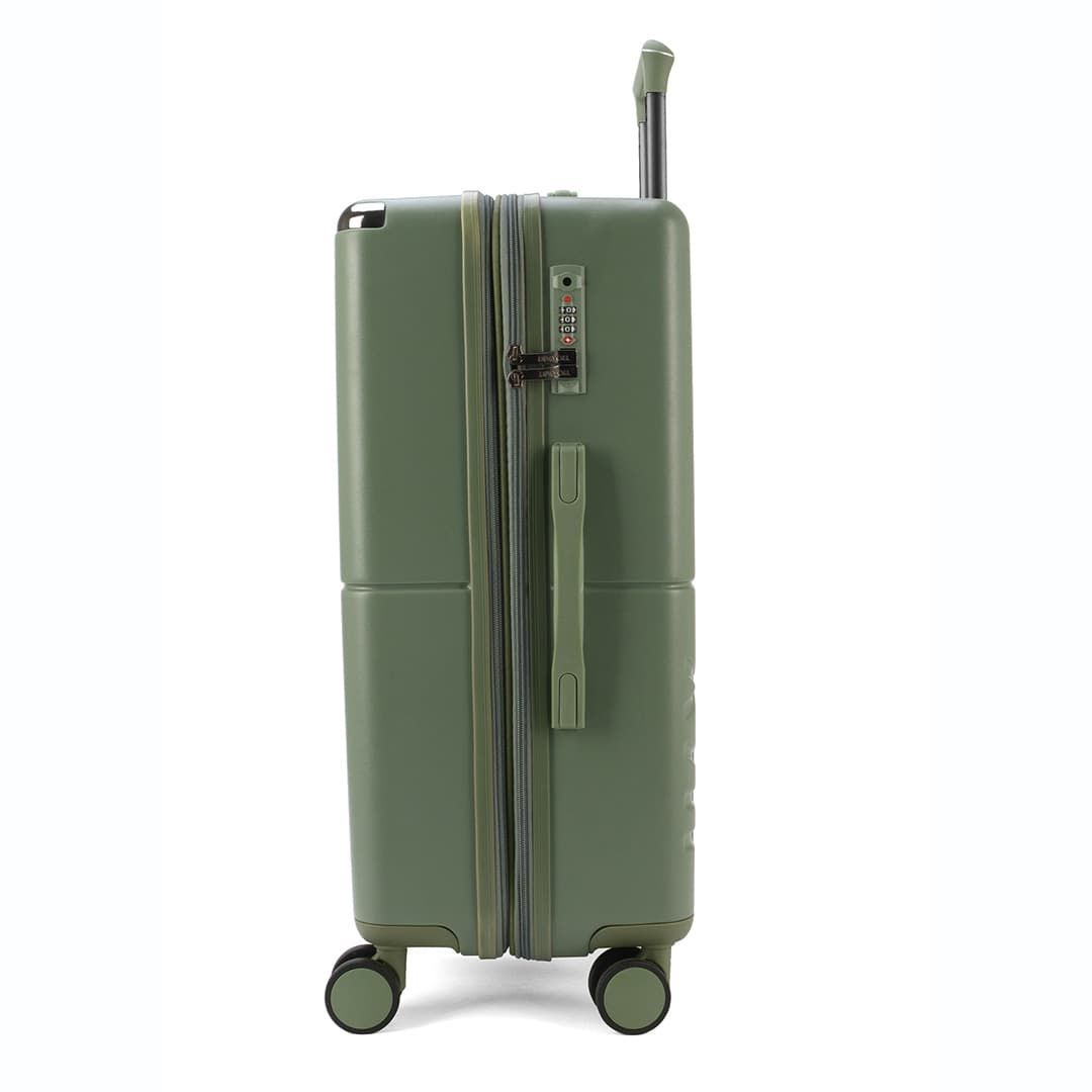 Mala de Viagem Grande 32kg com Expansor Katerini Verde Mala de Viagem Grande 32kg com Expansor Katerini Verde