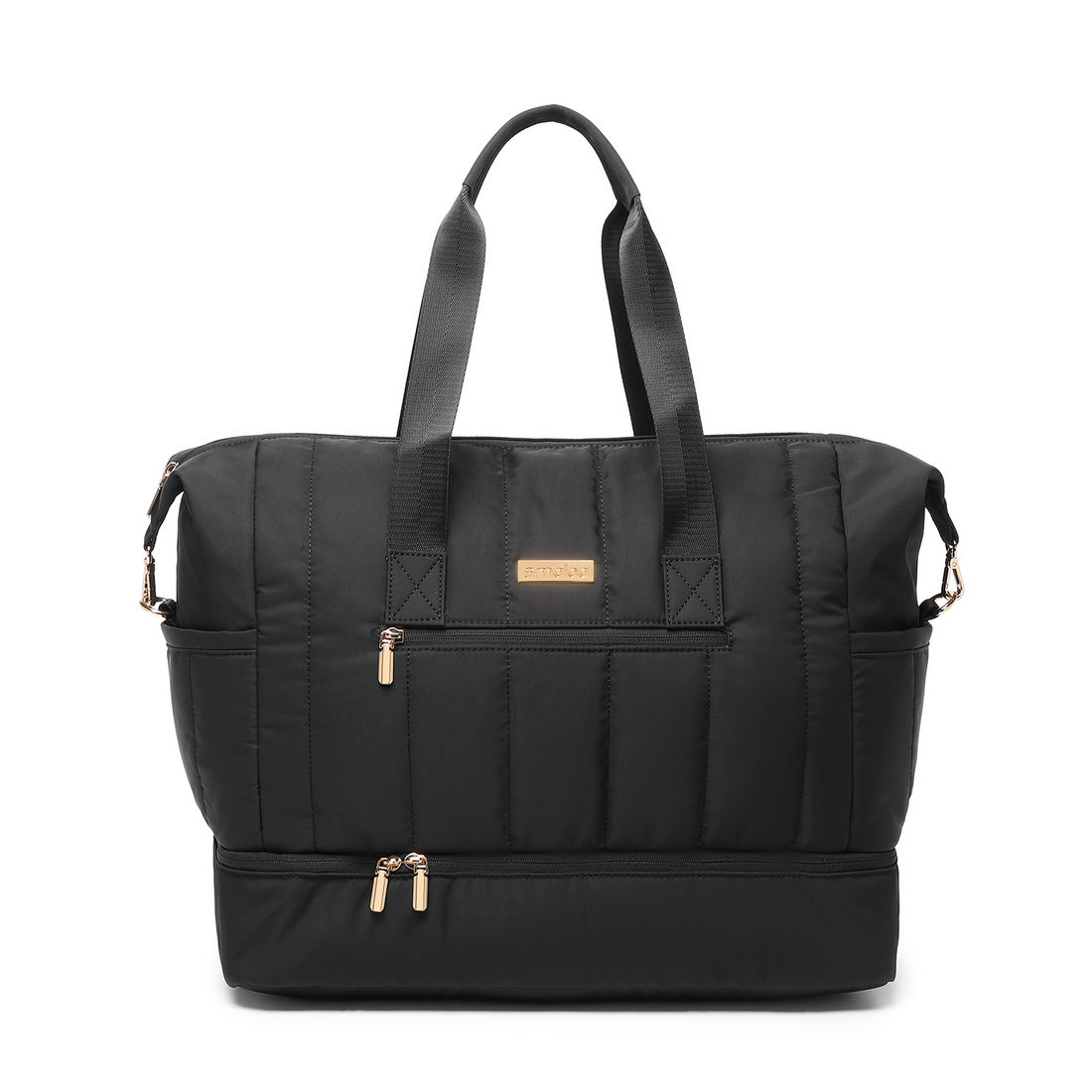 Kit Mala de Bordo 10kg, 23kg e Frasqueira Brasil Maloa Preto PC e ABS com Bolsa Nomad Preto Kit Mala de Bordo 10kg, 23kg e Frasqueira Brasil Maloa Preto PC e ABS com Bolsa Nomad Preto