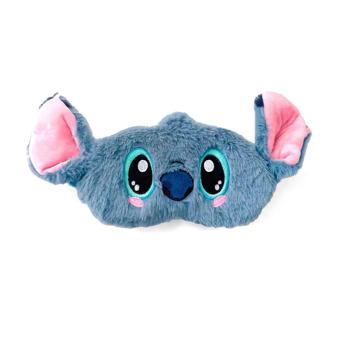 Mascara de Dormir em Pelúcia Stitch Azul