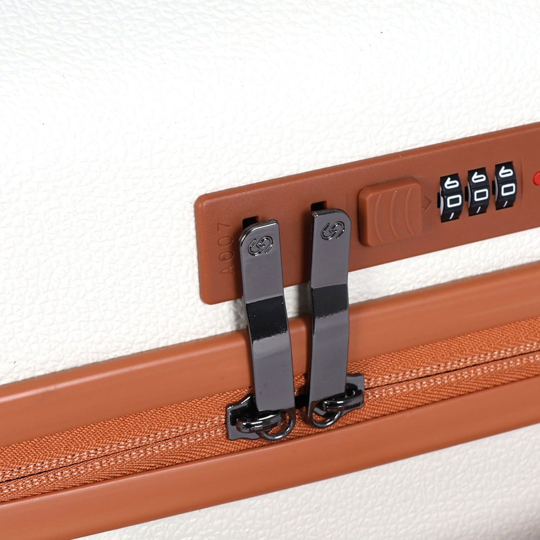 Mala de Viagem Pequena de Bordo 10 kg em ABS Atena Branco