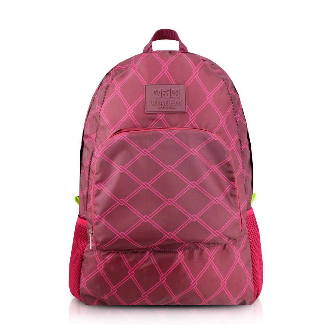 Mochila Dobrável Vinho Listras