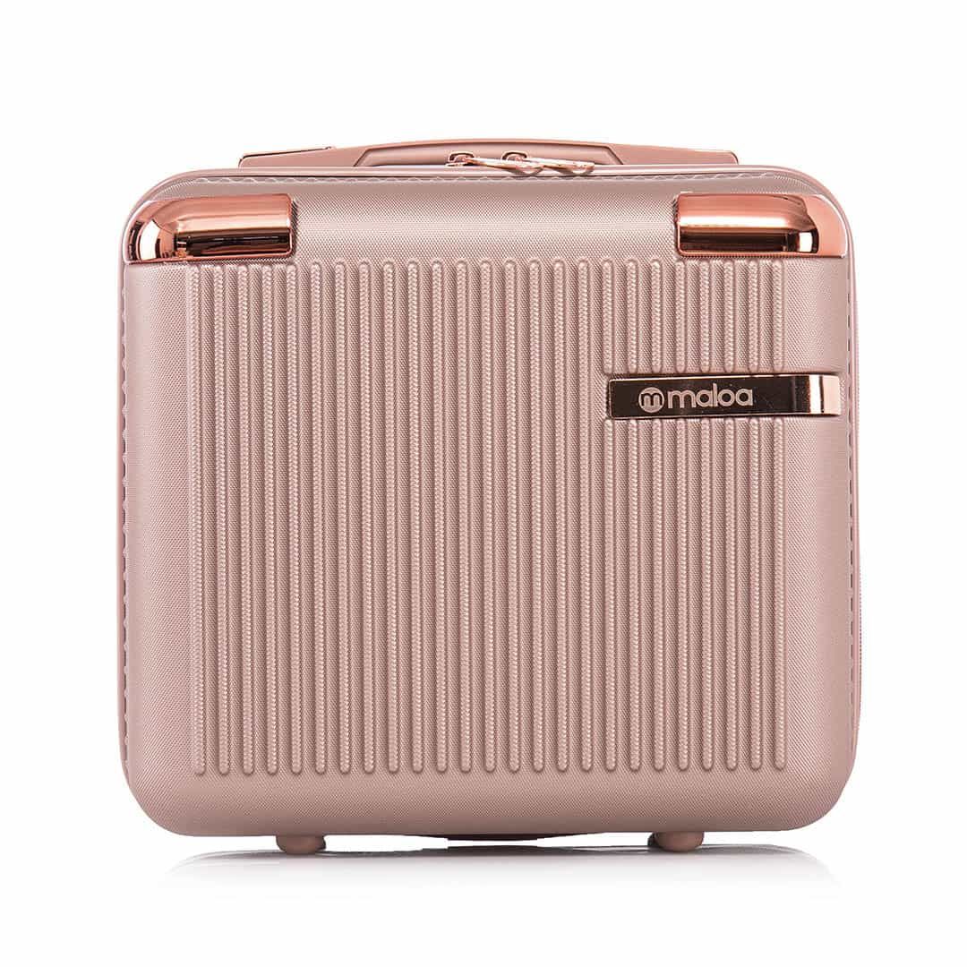 Conjunto de Mala Pequena de Bordo 10kg e Frasqueira Croacia Maloa Rose