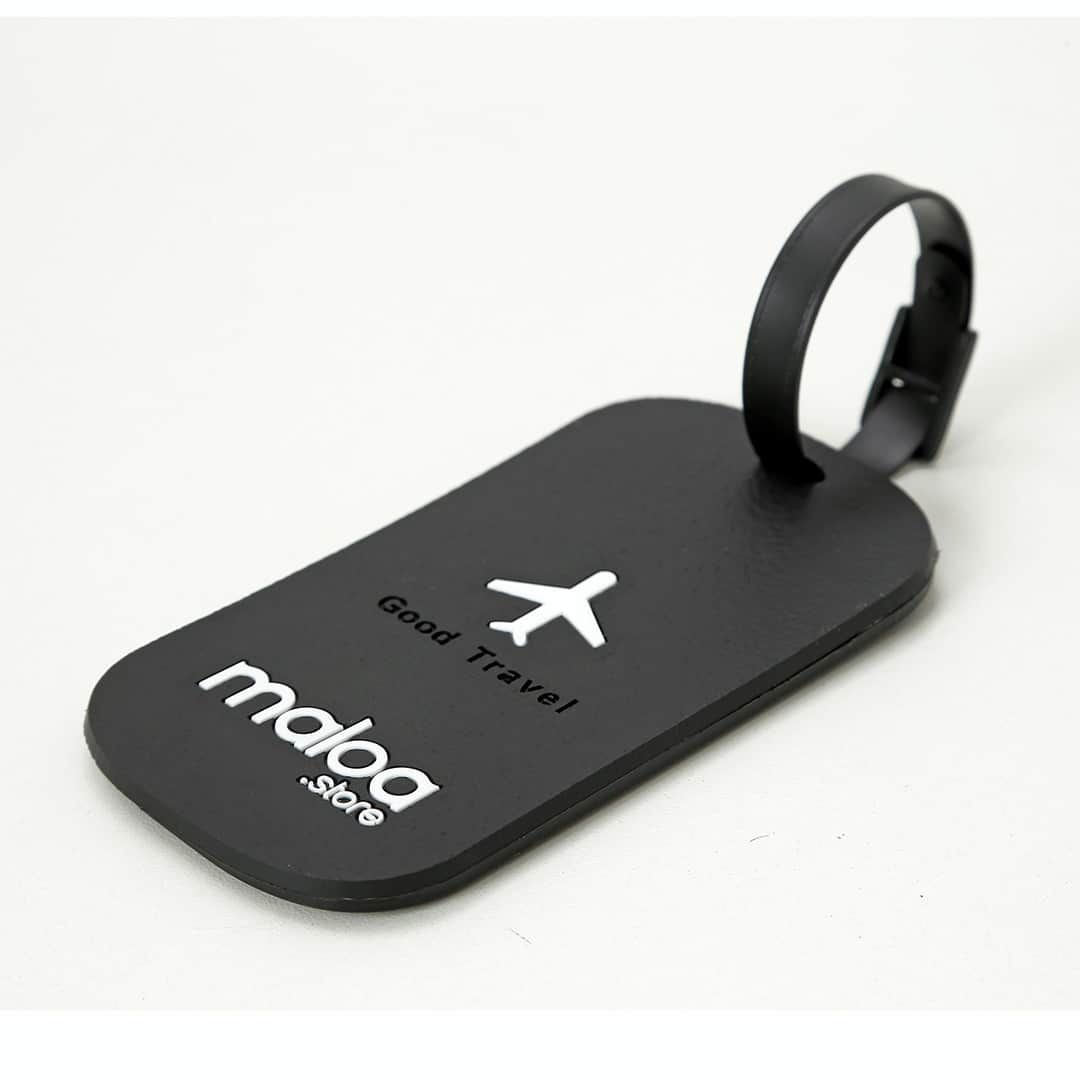 Kit de Mala Pequena de Bordo Brasil Preta e Branca com Tag Good Travel Preta e Branca