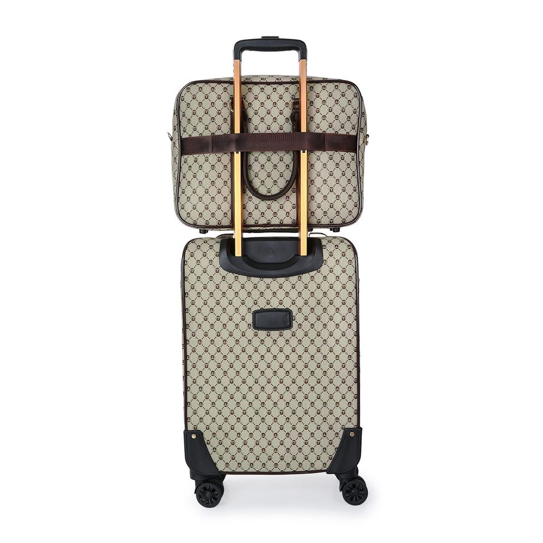 Kit de Mala Pequena de Bordo 10 kg Amsterdam, Bolsa de Mao, Saco Organizador Melancia e Kit Frasco 10 Peças Vinho