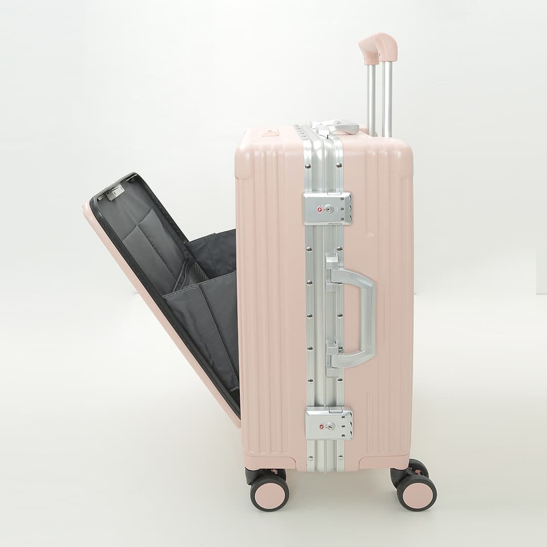 Mala de Viagem Pequena de Bordo 10 kg Policarbonato Suécia Rosa Mala de Viagem Pequena de Bordo 10 kg Policarbonato Suécia Rosa