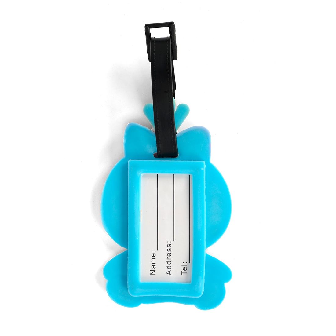 Tag Identificador de Bagagem para Malas de Viagem em PVC Xepa Azul