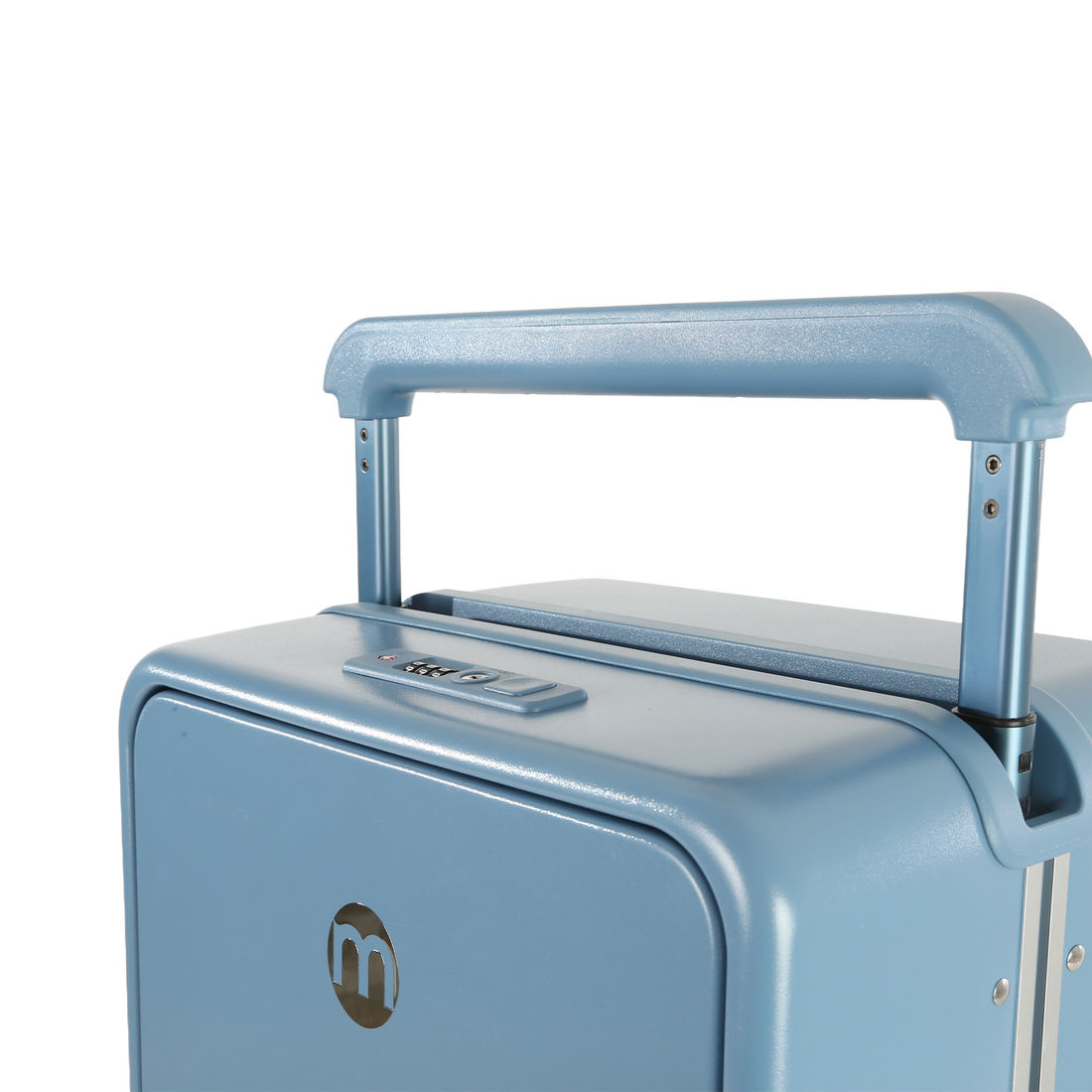 Mala de Viagem Pequena de Bordo 10 kg Policarbonato Chicago Maloa Azul