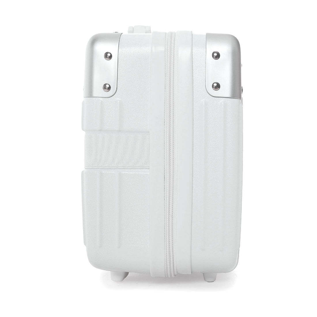 Compre Mala de Viagem Toronto Branco Grande 32kg em ABS Policarbonato e Ganhe Frasqueira