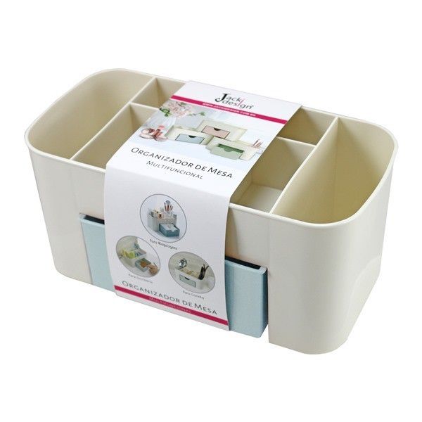 Organizador De Mesa Multifuncional Azul Organizador De Mesa Multifuncional Azul