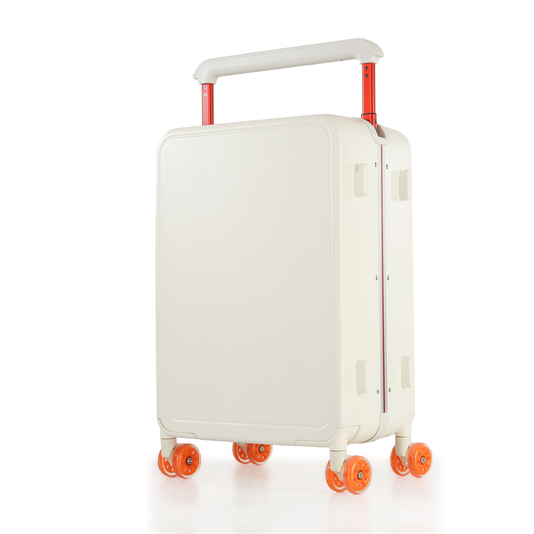 Mala de Viagem Pequena de Bordo 10 kg Policarbonato Chicago Maloa Branco