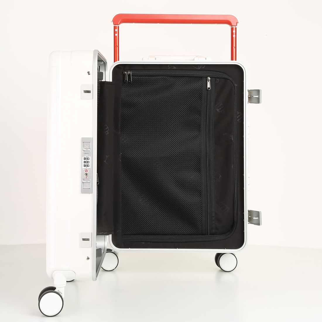 Mala de Viagem Pequena de Bordo 10 kg Policarbonato Islândia Maloa Branco