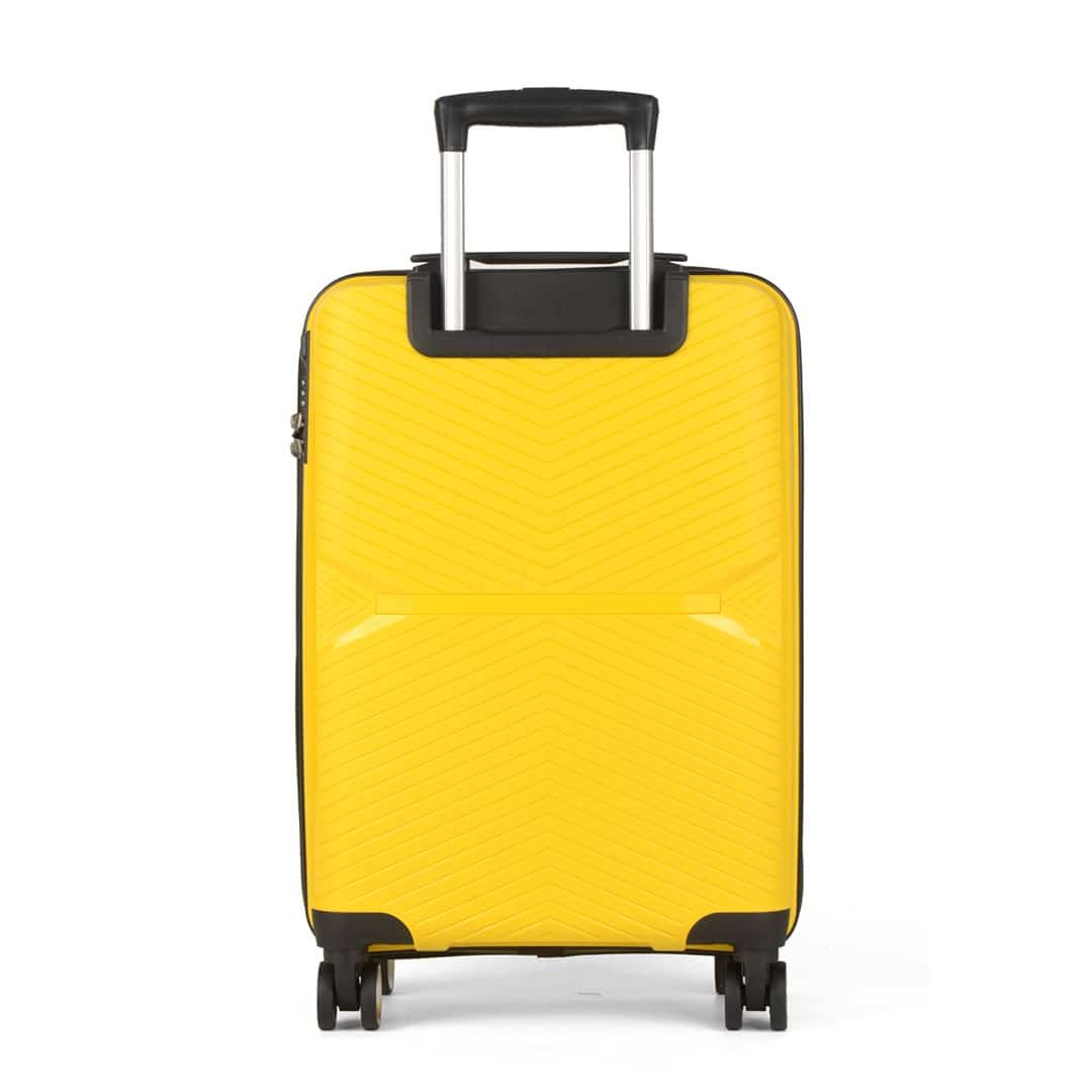 Mala de Viagem Pequena de Bordo 10kg em Polipropileno Milão Amarelo Mala de Viagem Pequena de Bordo 10kg em Polipropileno Milão Amarelo