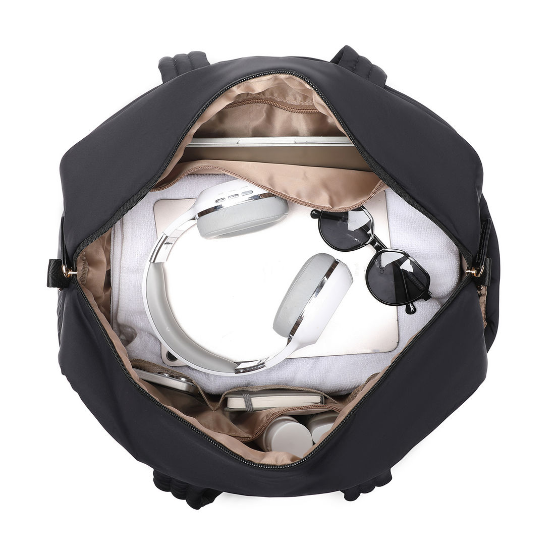 Bolsa de Viagem em Poliéster Multifuncional Air Duffle Maloa Preto Bolsa de Viagem em Poliéster Multifuncional Air Duffle Maloa Preto