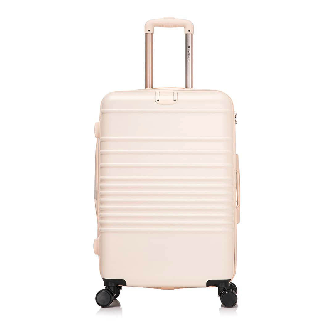 Kit de Malas de Viagem 3 Peças com Expansor M/G Maldivas Creme