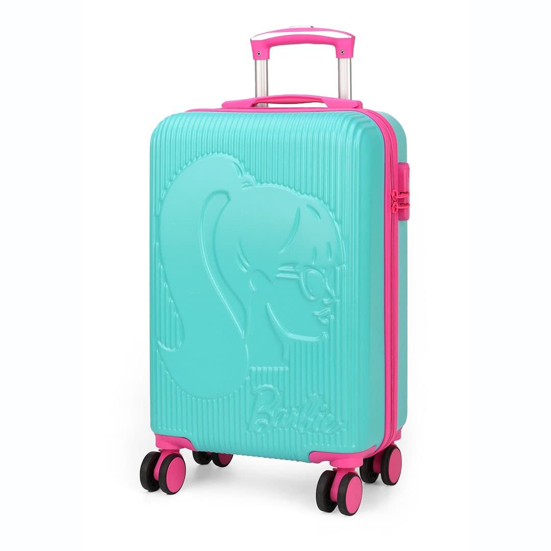 Mala de Viagem de Bordo Infantil Barbie Perfil Verde Mala de Viagem de Bordo Infantil Barbie Perfil Verde