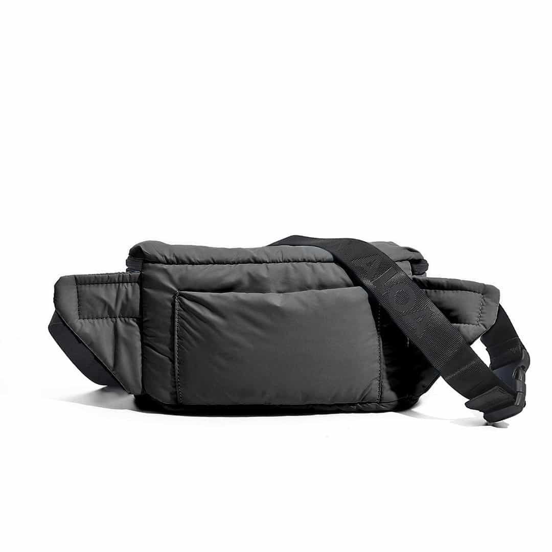 Kit de Mala Media 23 kg e Grande 32 kg Brasil Preto, Mochila e Pochete Confort Preto