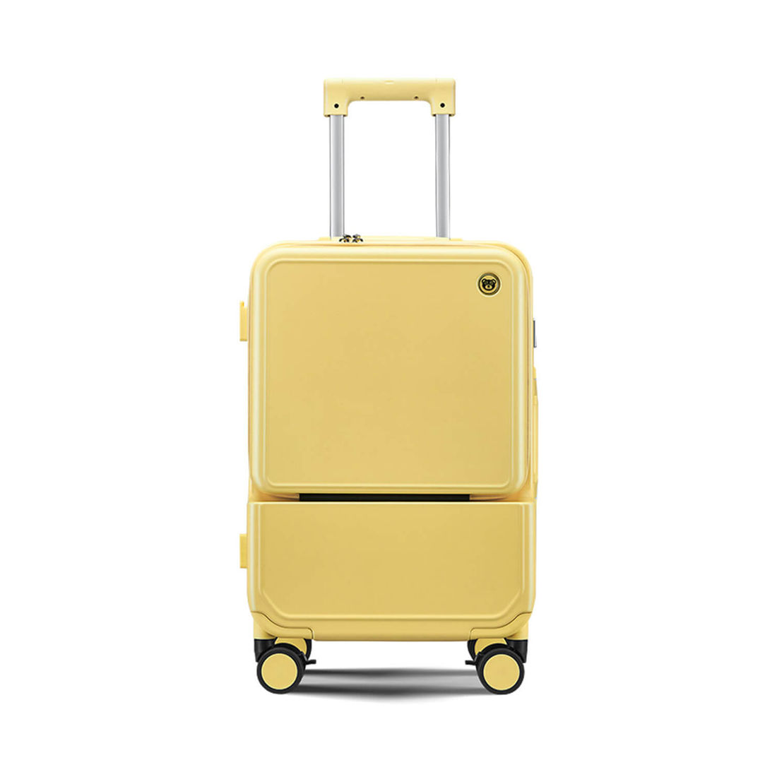 Mala de Viagem Pequena de Bordo 10 kg em Policarbonato Lisboa Maloa Amarelo