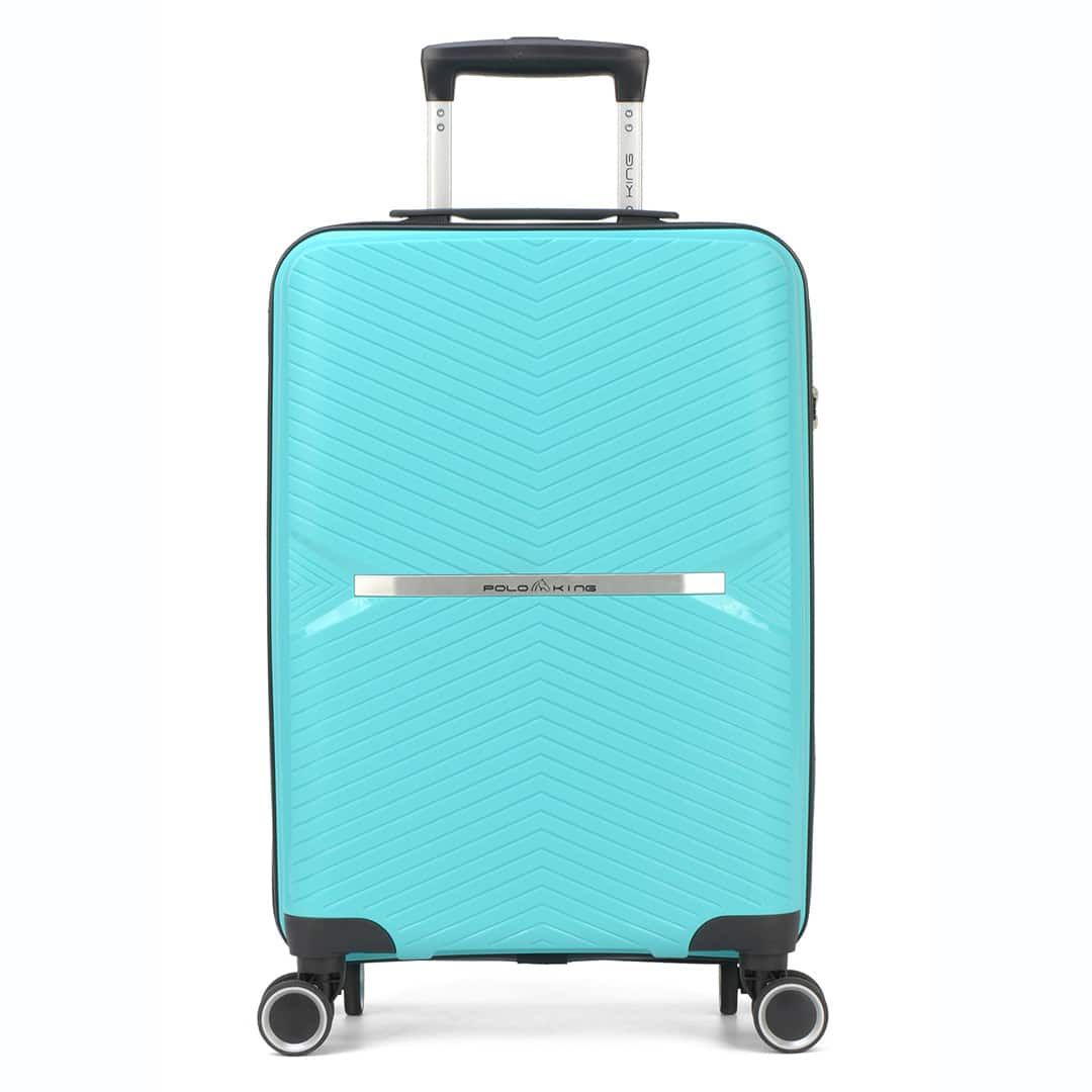 Mala De Viagem Grande 32kg em Polipropeleno Milão Azul Claro com Expansor Mala De Viagem Grande 32kg em Polipropeleno Milão Azul Claro com Expansor