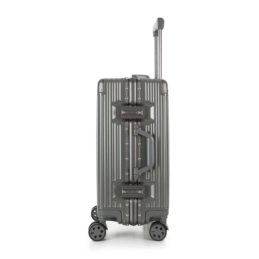 Kit de Viagem com 3 Peças Policarbonato ABS Noruega Maloa Chumbo