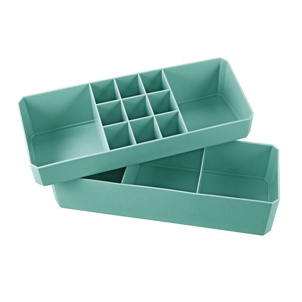 Organizador Multiuso Loft de 2 Peças Turquesa Organizador Multiuso Loft de 2 Peças Turquesa