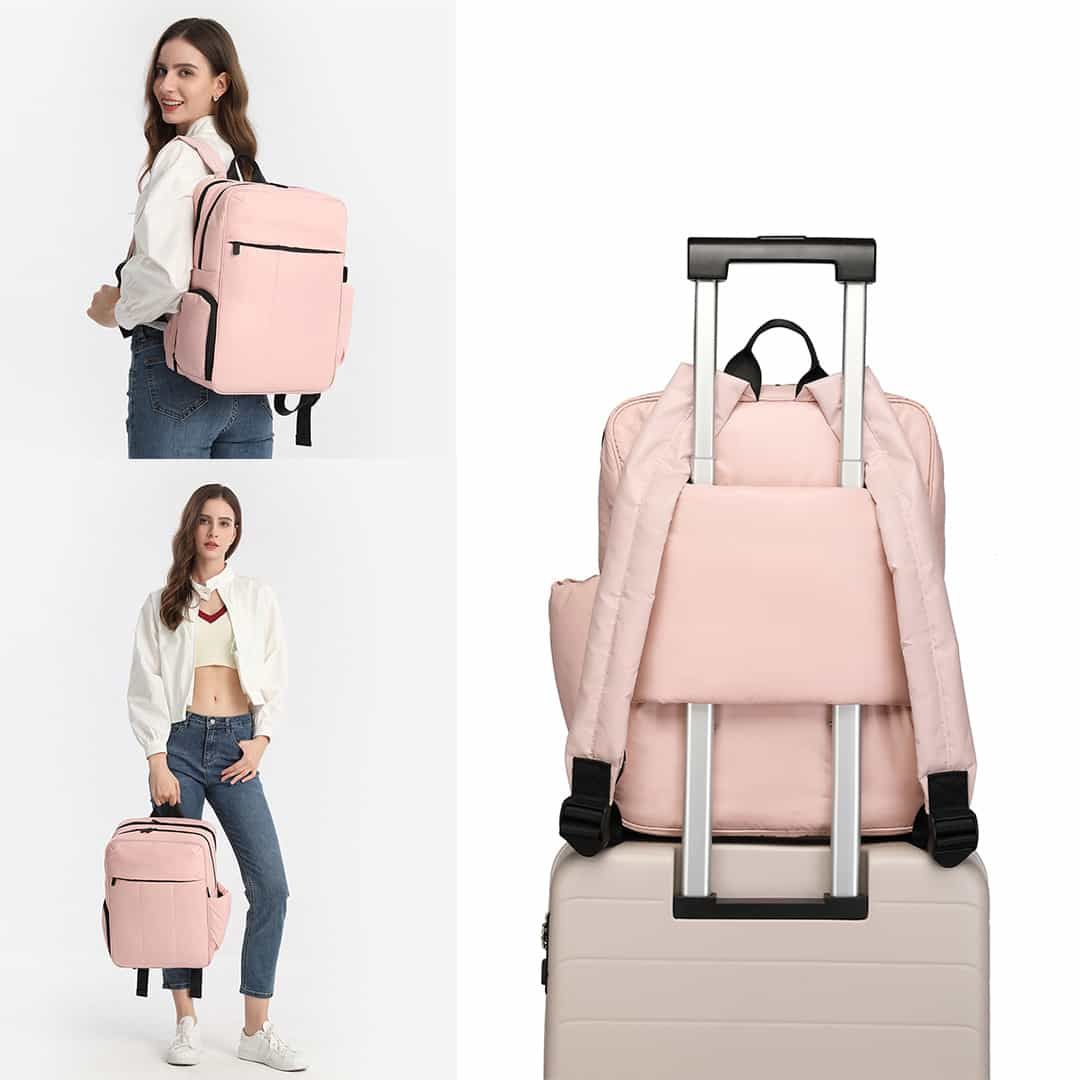 Mochila Confort Bag Laptop Maloa Rose