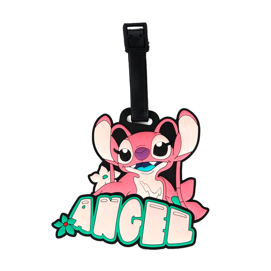 Tag Identificador de Bagagem para Malas de Viagem em PVC Angel Rosa Tag Identificador de Bagagem para Malas de Viagem em PVC Angel Rosa