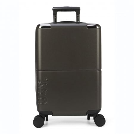 Mala de Viagem Pequena de Bordo 10kg com Expansor Katerini Grafite Mala de Viagem Pequena de Bordo 10kg com Expansor Katerini Grafite